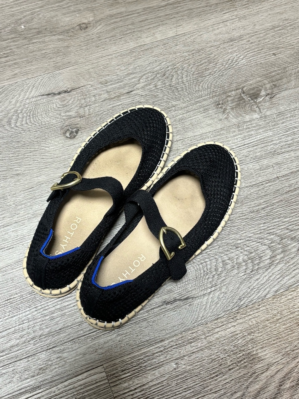 Rothy’s The Espadrille Mary Jane - Black, Women’s Size 7 - Picture 4 of 9